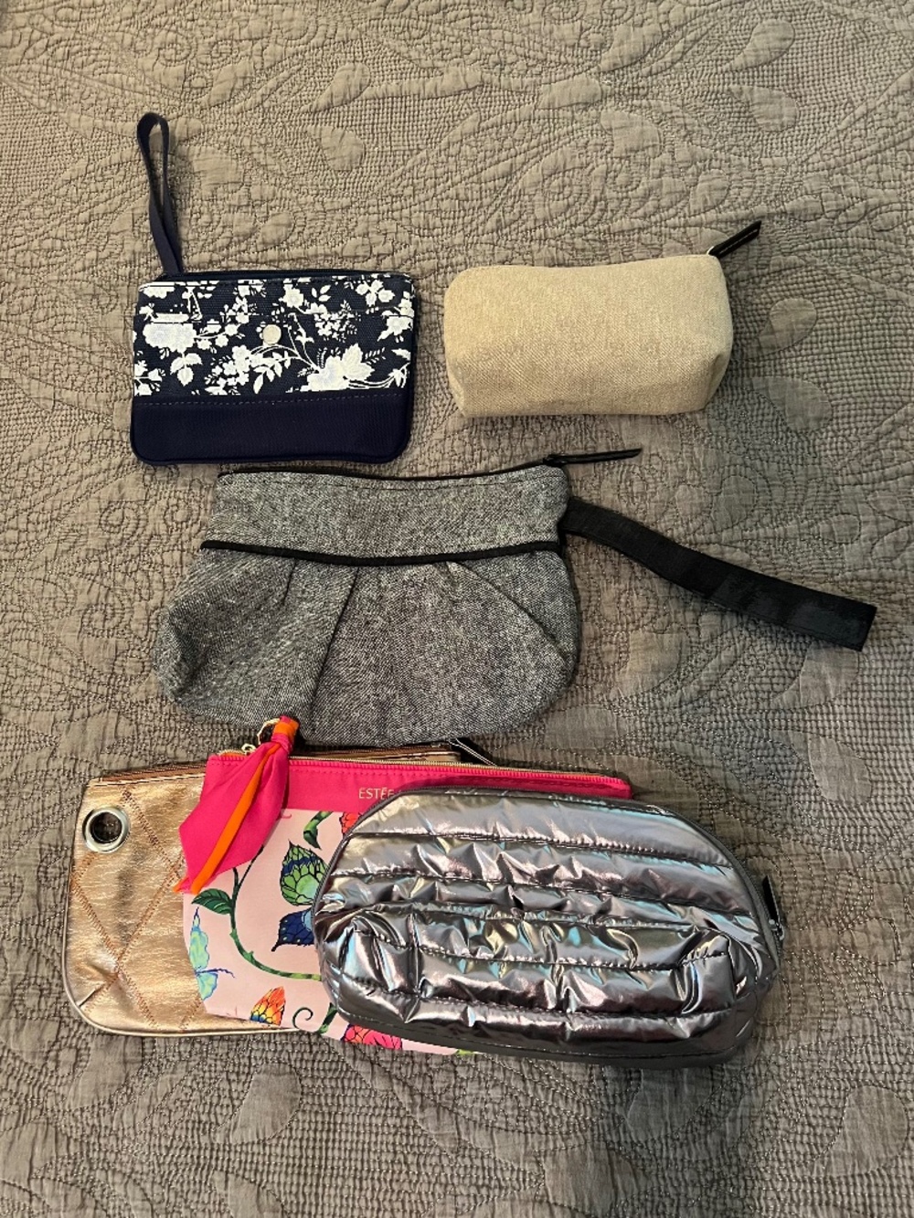 Lot of 6 bags with a Dooney and Bourke Canvas and Lands End Canvas Bag